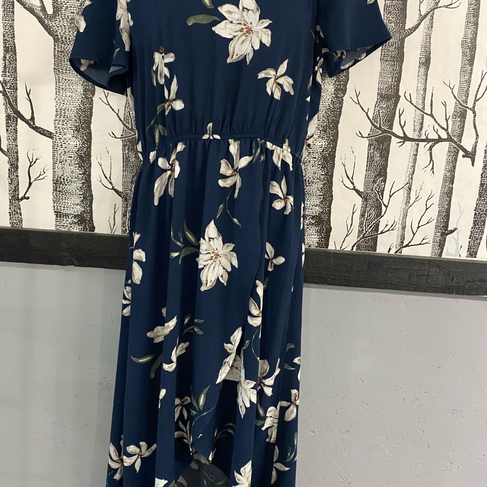 Floral Navy Dress